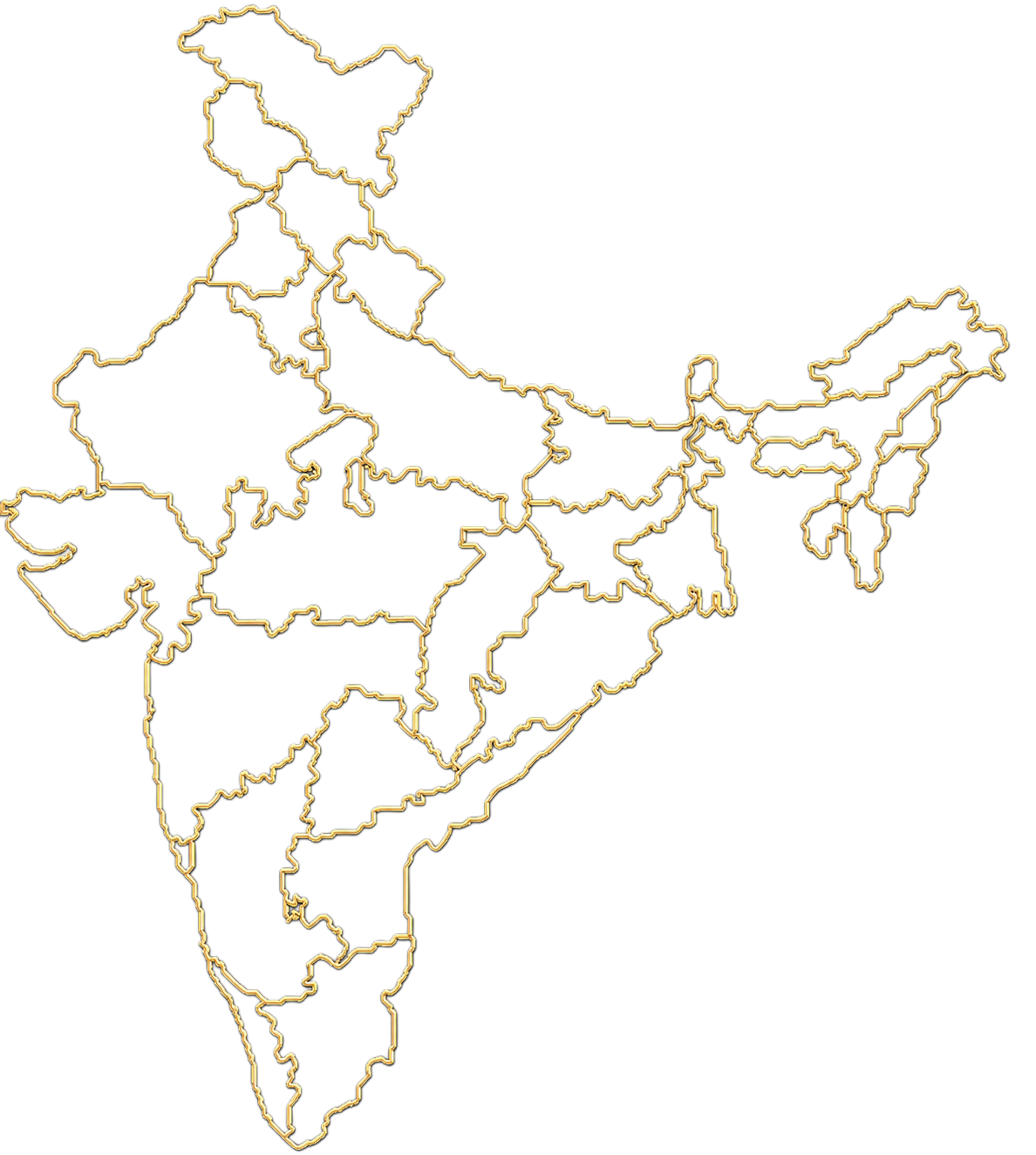 Pan India healthcare coverage map